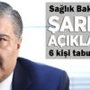 Sağlık Bakanı Koca'dan 'şarbon' açıklaması