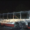 Durdurdukları otobüsü benzin dökerek yaktılar
