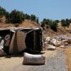Saman yüklü kamyon devrildi: 2 Yaralı Saman yüklü kamyon devrildi: 2 Yaralı