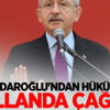 Kılıçdaroğlu'ndan hükümete Hollanda çağrısı Kılıçdaroğlu'ndan hükümete Hollanda çağrısı