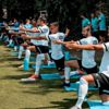 Altay eski futbolcularıyla güldü