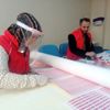 Sağlık çalışanları için iki bin adet siper maske üretimine ... Sağlık çalışanları için iki bin adet siper maske üretimine ...