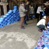 Çamaşır leğenleri kedilere yuva oldu