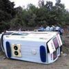 Kahramanmaraş'ta ambulans devrildi: 3 yaralı
