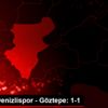 Yukatel Denizlispor - Göztepe: 1-1