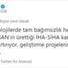 Savunma Sanayi Başkanı Demir: İHA-SİHA kameralarının seri üretimini artırıyoruz Savunma Sanayi Başkanı Demir: İHA-SİHA kameralarının seri üretimini artırıyoruz