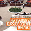Meclis'te korona önlemleri