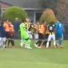 Fenerbahçe - Galatasaray U21 derbisinde kavga! Birbirlerine girdiler...