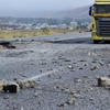 Çaldıran-Doğubayazıt karayolunda patlama Çaldıran-Doğubayazıt karayolunda patlama