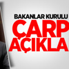 Bakanlar Kurulu sonrası flaş açıklama Bakanlar Kurulu sonrası flaş açıklama