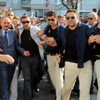 Bursa'da şehit cenazesinde Bakan Müezzinoğlu'na protesto Bursa'da şehit cenazesinde Bakan Müezzinoğlu'na protesto