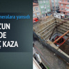 Vinç düştü, operatör can verdi Vinç düştü, operatör can verdi