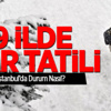 İstanbul'da Kar Tatili