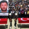 Teröristlerin katlettiği işçilere veda Teröristlerin katlettiği işçilere veda