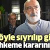 Son dakika: Anayasa Mahkemesi, FETÖ'den tutuklanan Ahmet Altan'ın bireysel başvurusunu kabul edilemez buldu Son dakika: Anayasa Mahkemesi, FETÖ'den tutuklanan Ahmet Altan'ın bireysel başvurusunu kabul edilemez buldu