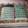 Kur'an-ı Kerim tasarımlı pastaya inceleme Kur'an-ı Kerim tasarımlı pastaya inceleme