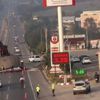 Bursa-İzmir yolunda tır yan yattı yol trafiğe kapandı Bursa-İzmir yolunda tır yan yattı yol trafiğe kapandı