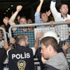 Beşiktaş'a protestolu karşılama Beşiktaş'a protestolu karşılama
