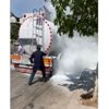 Tanker alev aldı faciadan dönüldü Tanker alev aldı faciadan dönüldü