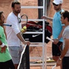 MArsel İlhan Nadal maçı öncesi Federer'le idman yaptı
