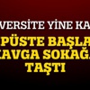 Ankara Üniversitesi'nde ortalık karıştı, taşlı-sopalı kavga! Ankara Üniversitesi'nde ortalık karıştı, taşlı-sopalı kavga!