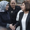 Sare Davutoğlu'ndan Selvi Kılıçdaroğlu'na taziye ziyareti