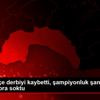 Fenerbahçe derbiyi kaybetti, şampiyonluk şansını oldukça ...