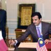 Katar Emiri Malezya Başbakanı ile görüştü