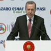 Erdoğan pazarcılara hitap etti