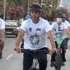 Başkan Günel, farkındalık oluşturmak için belediyeye bisikletle gitti Başkan Günel, farkındalık oluşturmak için belediyeye bisikletle gitti