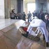 Soylu gazilerle Anıtkabir'i ziyaret etti