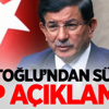 Davutoğlu: MHP ile temaslarımız devam ediyor