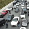 Düğün konvoyundaki lüks araçlı driftçiler yakalandı Düğün konvoyundaki lüks araçlı driftçiler yakalandı