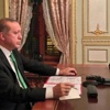 Cumhurbaşkanı Erdoğan, bazı liderlerle telekonferans yaptı