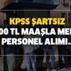 24 Eylül İŞKUR belediye iş ilanları başvurusu! KPSS şartsız 4.500 TL maaşla memur personel alımı başvuru şartları nedir?