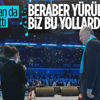 Cumhurbaşkanı Erdoğan, 'Beraber yürüdük' şarkısına eşlik etti