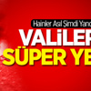 Valilere Süper Yetki