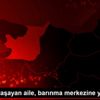 Depoda yaşayan aile, barınma merkezine yerleştirildi