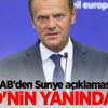 AB'den Suriye açıklaması: ABD'nin yanındayız