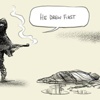 Karikatüristler Charlie Hebdo için çizdi