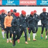 Kar altında derbi mesaisi