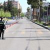 Şanlıurfa da cadde ve sokaklar boşaldı Şanlıurfa da cadde ve sokaklar boşaldı