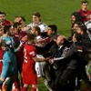 Ankara'da maç sonu ortalık karıştı