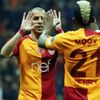 Galatasaray'ın gol yükü orta sahada Galatasaray'ın gol yükü orta sahada