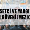 Din adamı, yargıç ve siyasilere güven yok Din adamı, yargıç ve siyasilere güven yok