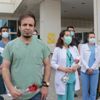 Sağlık çalışanlarına böyle teşekkür ettiler Sağlık çalışanlarına böyle teşekkür ettiler