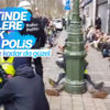 Belçika polisinden göstericilere ters kelepçeli eziyet