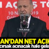 Erdoğan'dan net açıklama! Erdoğan'dan net açıklama!