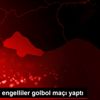 Suriye de engelliler golbol maçı yaptı