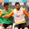 Galatasaray taktik çalıştı Galatasaray taktik çalıştı